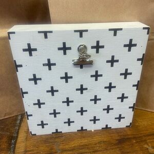 Decorative Wooden square note photo clip board
Guc